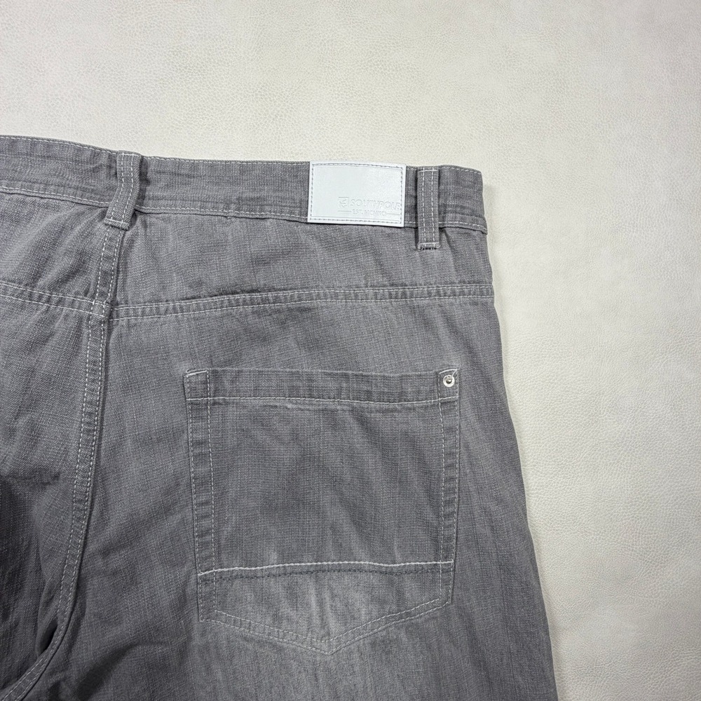 Southpole Mens Relaxed‎ Fit Grey Faded Denim Jeans 40x34 Baggy Streetwear Y2K - Picture 11 of 12